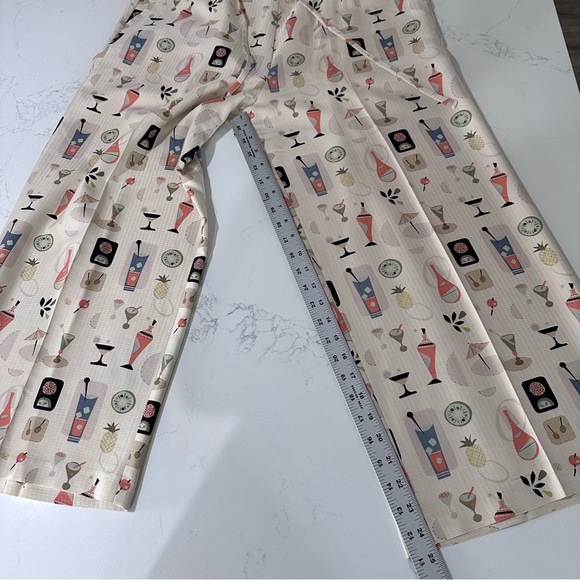 Tori Richard Silk Fun Print Shirt Pant Set 14 - Picture 12 of 16